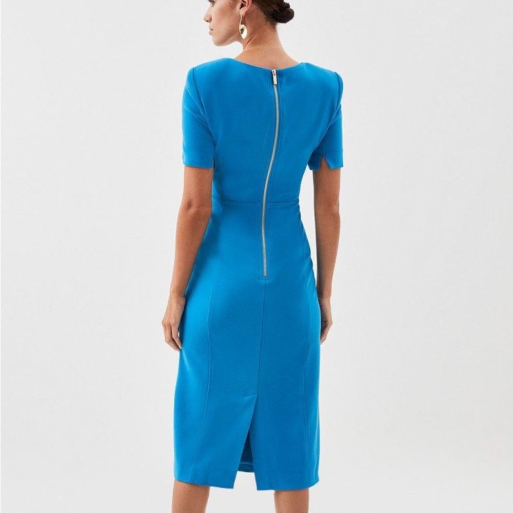 Karen Millen Vibrant Blue Midi Dress - Picture 3 of 6